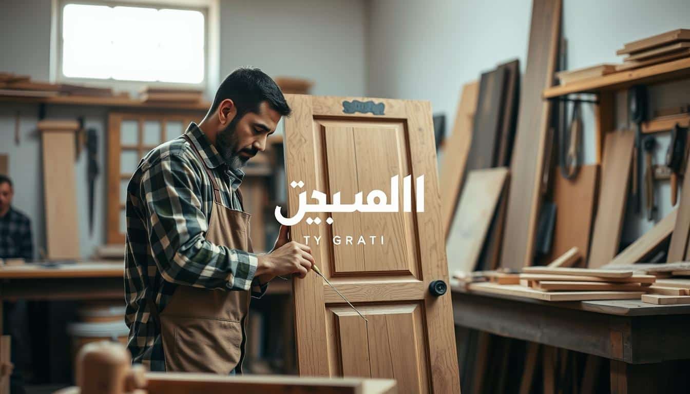 نجار ابواب خشب الاحمدي