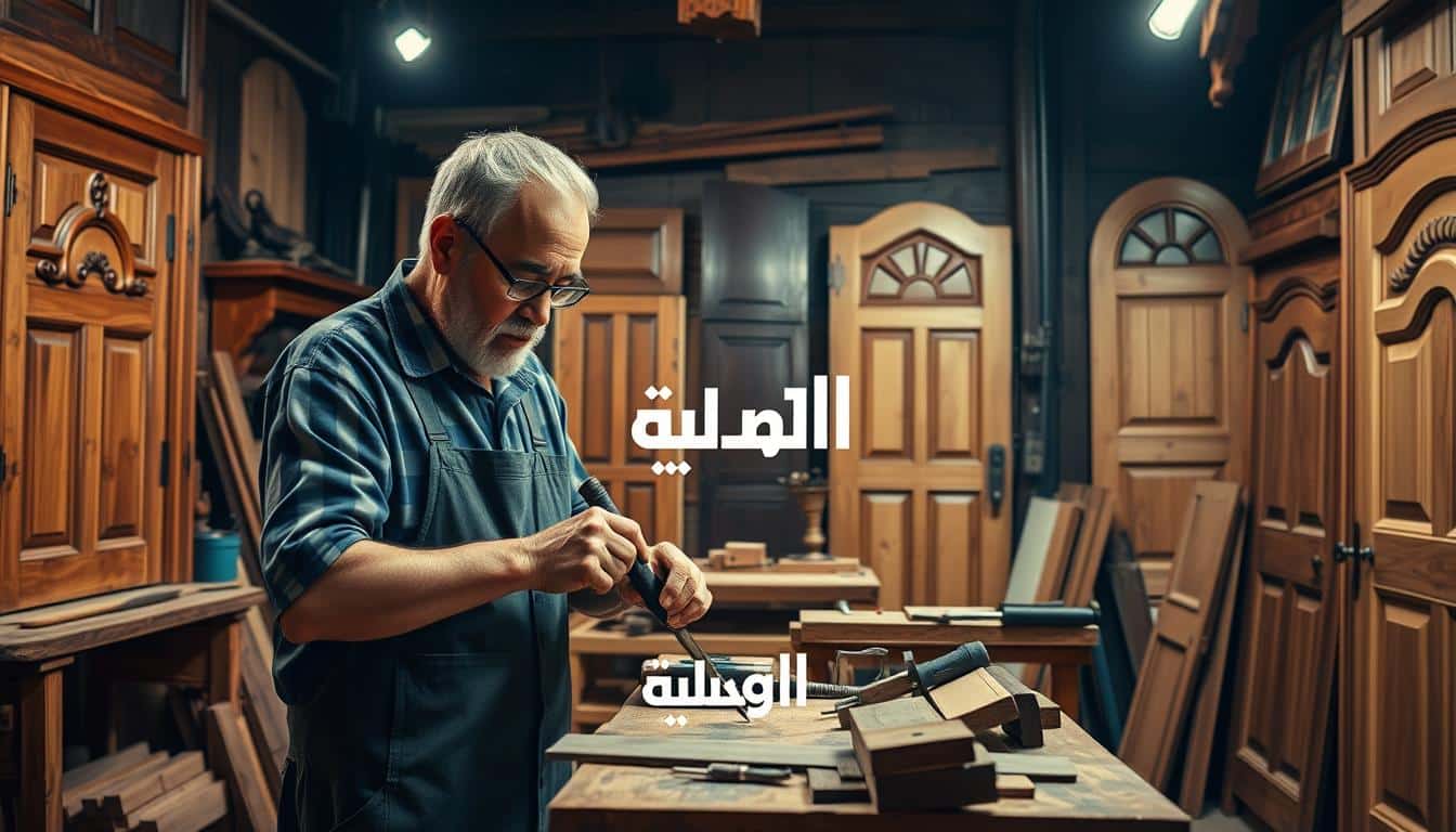 نجار ابواب خشب مشرف