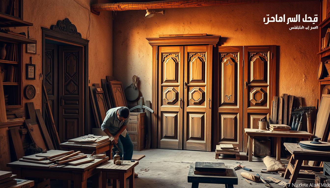 نجار ابواب خشب عبدالله السالم