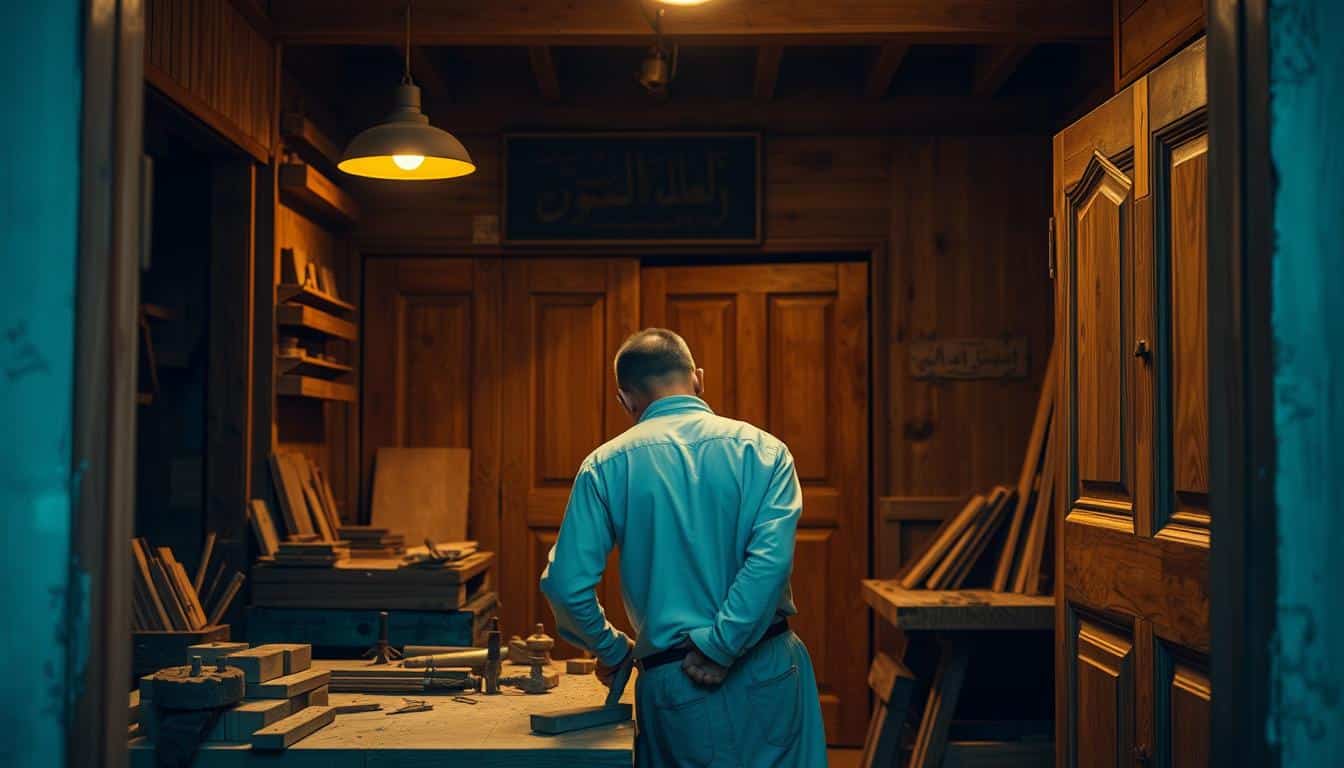 نجار ابواب خشب العديلية